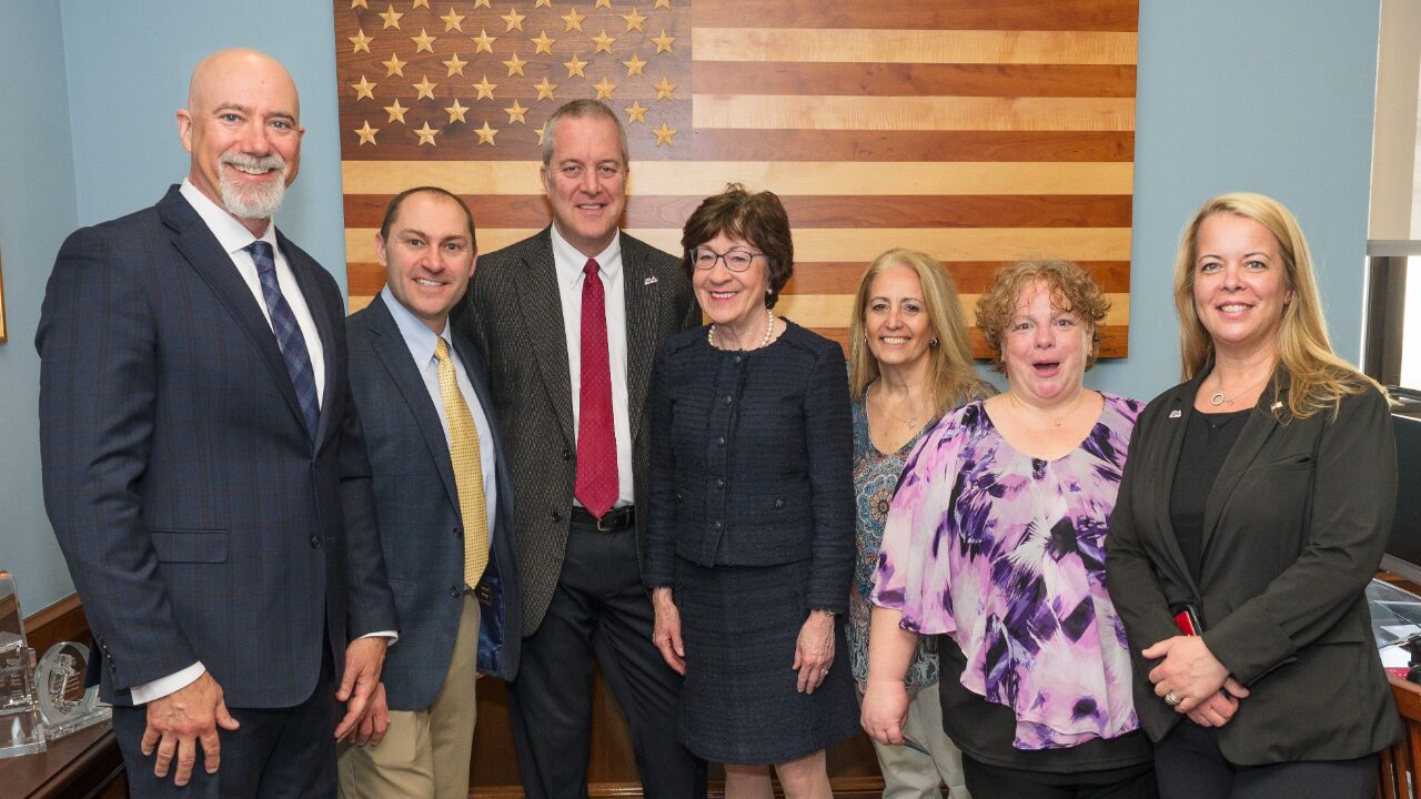 ABMA Members with Senator Susan Collins on Advocacy Day 2024